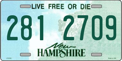 NH license plate 2812709