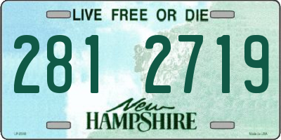 NH license plate 2812719