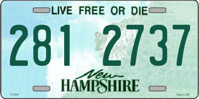 NH license plate 2812737