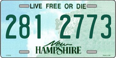 NH license plate 2812773