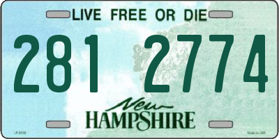 NH license plate 2812774