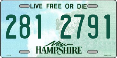 NH license plate 2812791