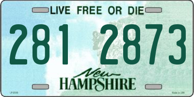 NH license plate 2812873