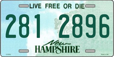 NH license plate 2812896