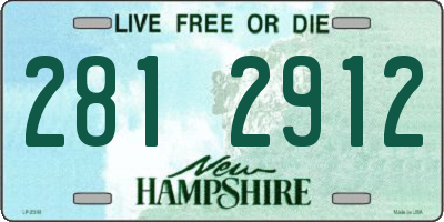 NH license plate 2812912