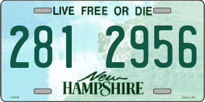 NH license plate 2812956