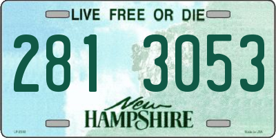 NH license plate 2813053