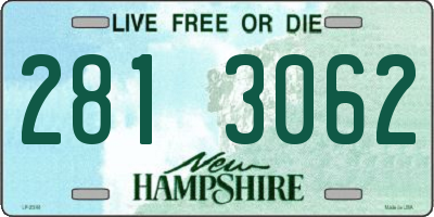 NH license plate 2813062