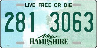 NH license plate 2813063