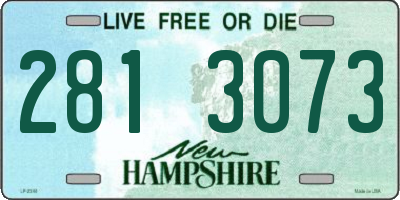 NH license plate 2813073