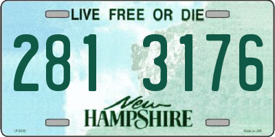 NH license plate 2813176