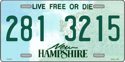 NH license plate 2813215
