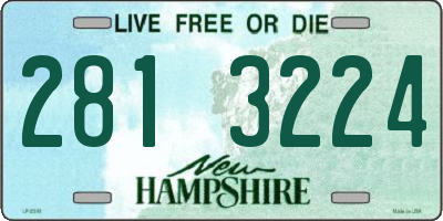 NH license plate 2813224