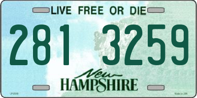 NH license plate 2813259