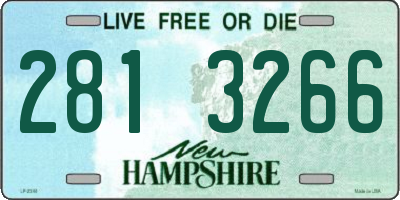 NH license plate 2813266