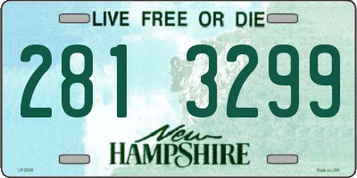 NH license plate 2813299