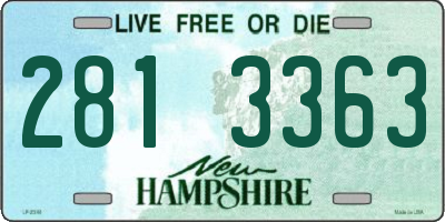 NH license plate 2813363
