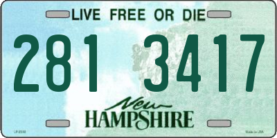 NH license plate 2813417