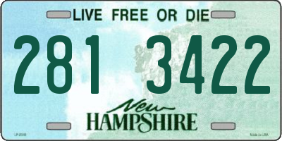 NH license plate 2813422