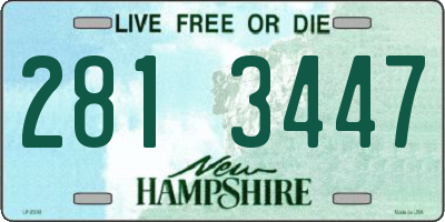NH license plate 2813447
