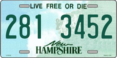 NH license plate 2813452