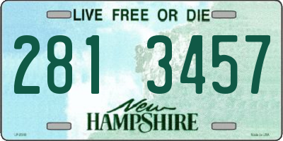 NH license plate 2813457