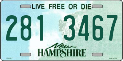 NH license plate 2813467