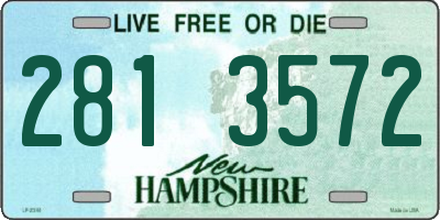 NH license plate 2813572