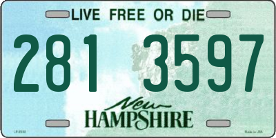 NH license plate 2813597