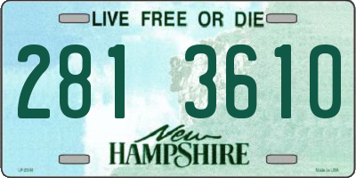 NH license plate 2813610