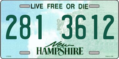 NH license plate 2813612