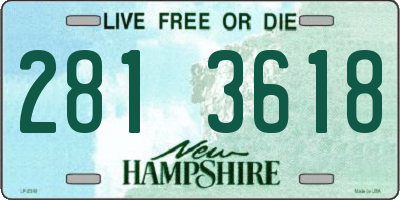 NH license plate 2813618