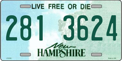 NH license plate 2813624