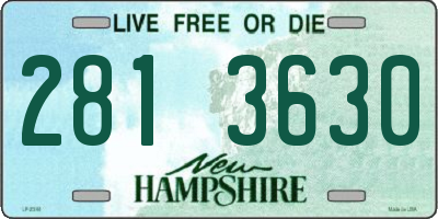 NH license plate 2813630