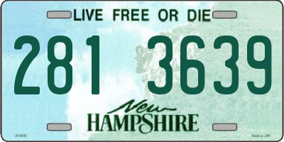 NH license plate 2813639
