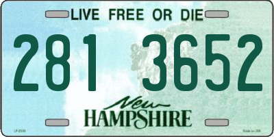 NH license plate 2813652