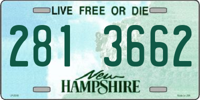 NH license plate 2813662