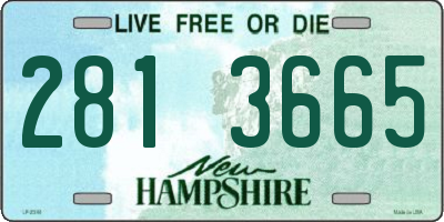 NH license plate 2813665