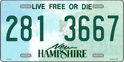 NH license plate 2813667