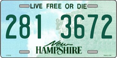NH license plate 2813672