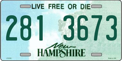 NH license plate 2813673