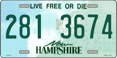 NH license plate 2813674