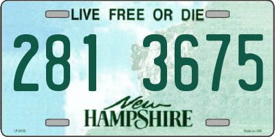 NH license plate 2813675