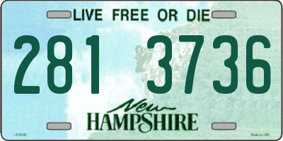 NH license plate 2813736