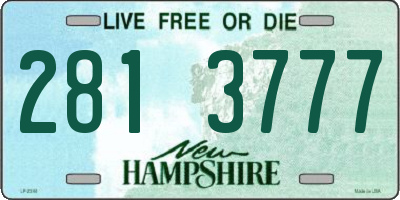 NH license plate 2813777