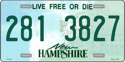 NH license plate 2813827