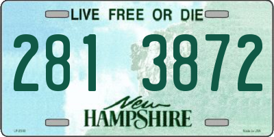 NH license plate 2813872