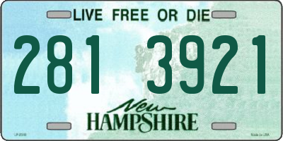 NH license plate 2813921