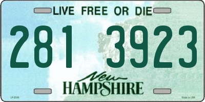 NH license plate 2813923