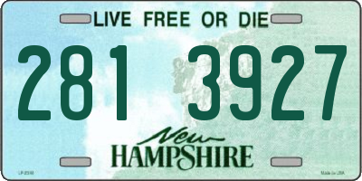 NH license plate 2813927